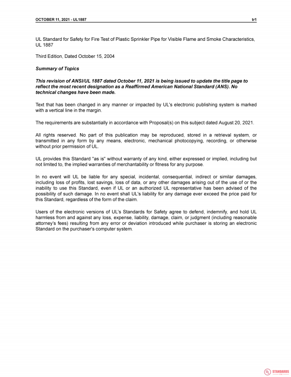 UL 1887 PDF